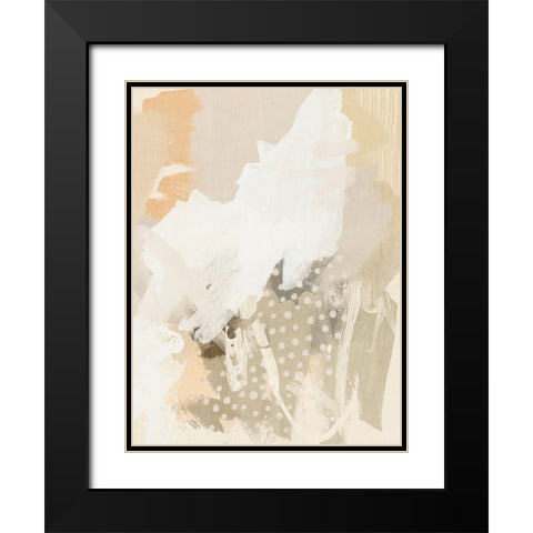 Soft Mess Black Modern Wood Framed Art Print with Double Matting by Urban Road