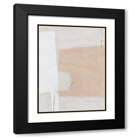 Always a Way Blush Black Modern Wood Framed Art Print with Double Matting by Urban Road