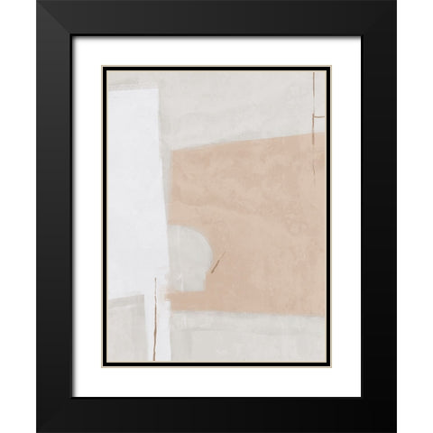 Always a Way Blush Black Modern Wood Framed Art Print with Double Matting by Urban Road