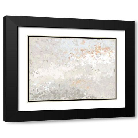 Glitter Glow I Black Modern Wood Framed Art Print with Double Matting by Urban Road