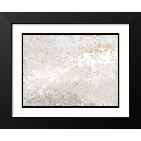 Glitter Glow I Black Modern Wood Framed Art Print with Double Matting by Urban Road