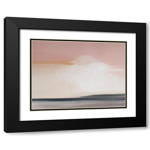 Monkey Mia Black Modern Wood Framed Art Print with Double Matting by Urban Road