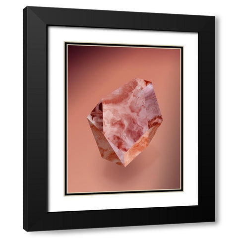 Ochre Black Modern Wood Framed Art Print with Double Matting by Urban Road