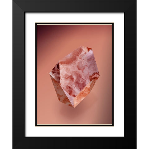 Ochre Black Modern Wood Framed Art Print with Double Matting by Urban Road