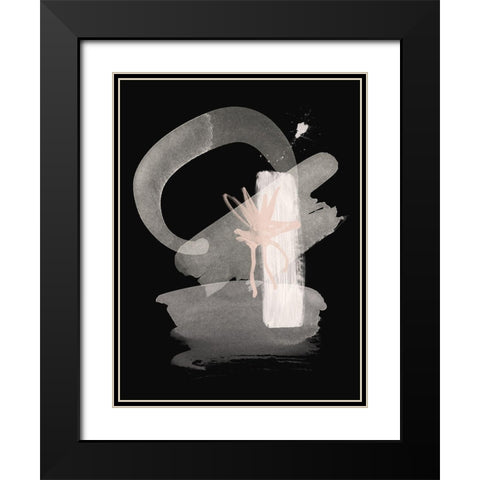 Imperial Tie Black Modern Wood Framed Art Print with Double Matting by Urban Road