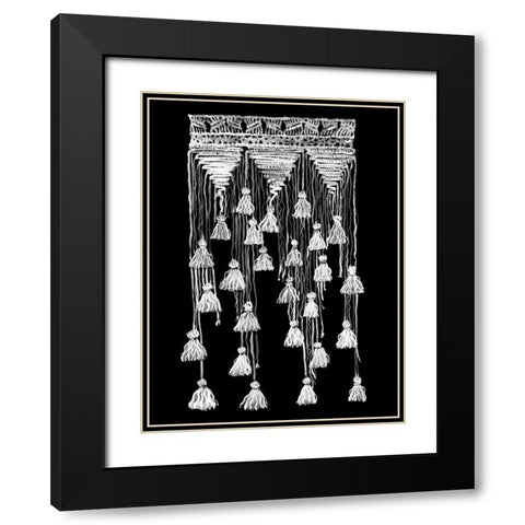 Free Spirit Mono Black Modern Wood Framed Art Print with Double Matting by Urban Road