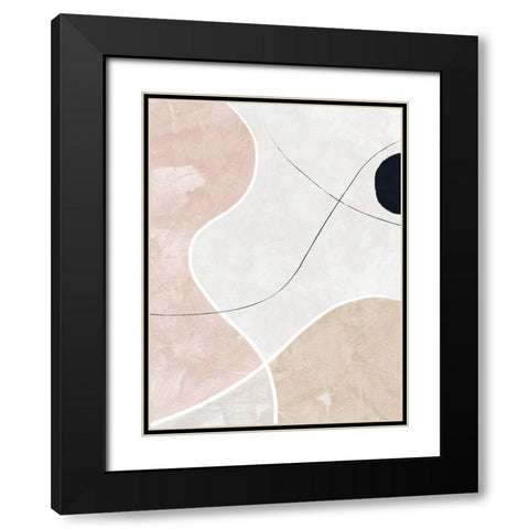 Cultivate Black Modern Wood Framed Art Print with Double Matting by Urban Road