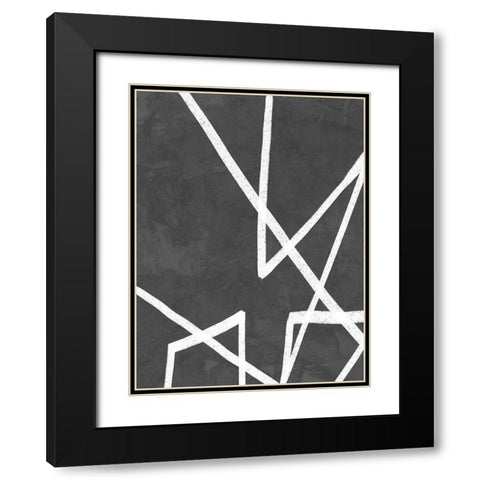 Detach Black Modern Wood Framed Art Print with Double Matting by Urban Road