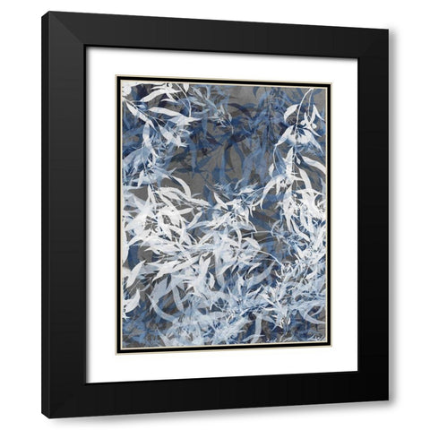 Silhouette I Black Modern Wood Framed Art Print with Double Matting by Urban Road