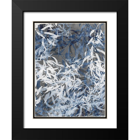 Silhouette I Black Modern Wood Framed Art Print with Double Matting by Urban Road