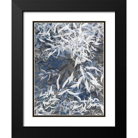 Silhouette II Black Modern Wood Framed Art Print with Double Matting by Urban Road