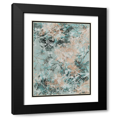 Impression I Black Modern Wood Framed Art Print with Double Matting by Urban Road