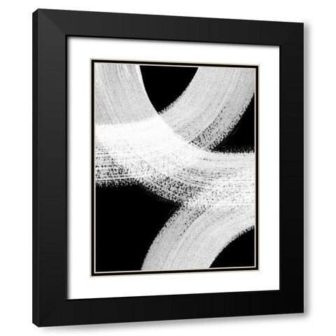 Provocation II Black Modern Wood Framed Art Print with Double Matting by Urban Road