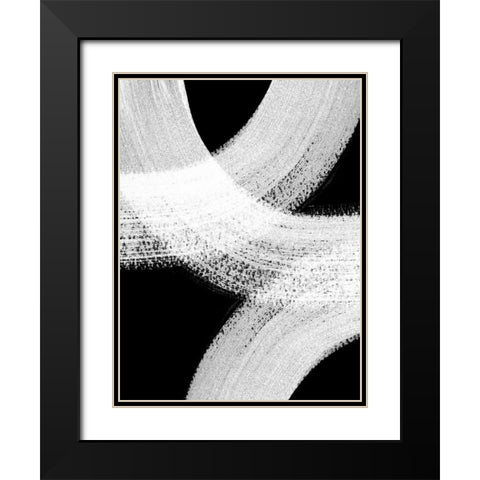 Provocation II Black Modern Wood Framed Art Print with Double Matting by Urban Road