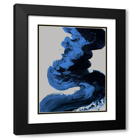Midnight Mystery Black Modern Wood Framed Art Print with Double Matting by Urban Road