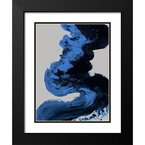 Midnight Mystery Black Modern Wood Framed Art Print with Double Matting by Urban Road
