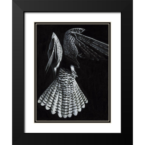 Fully Fledged Black Modern Wood Framed Art Print with Double Matting by Urban Road