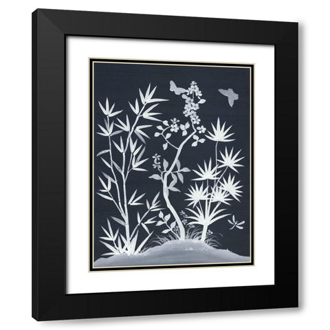 Zen Garden I Black Modern Wood Framed Art Print with Double Matting by Urban Road