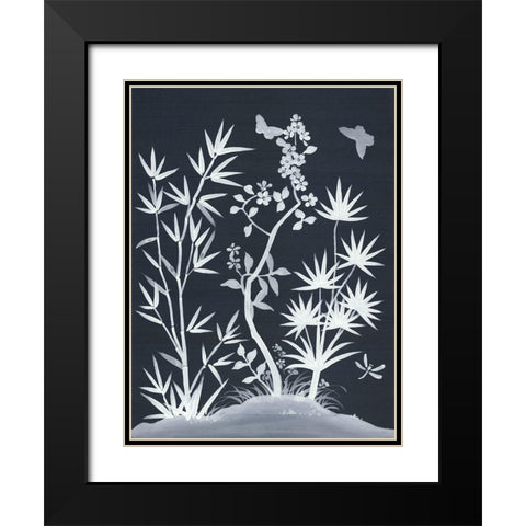 Zen Garden I Black Modern Wood Framed Art Print with Double Matting by Urban Road