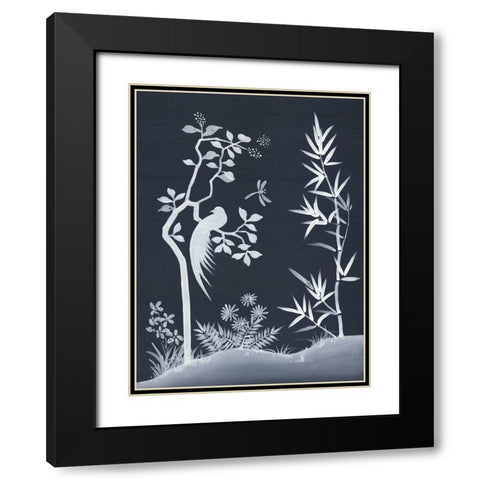 Zen Garden II Black Modern Wood Framed Art Print with Double Matting by Urban Road