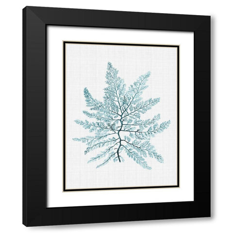 Bermuda Turquoise Poster Black Modern Wood Framed Art Print with Double Matting by Urban Road