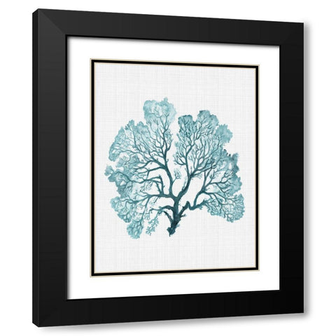 Jamaica Turquoise Poster Black Modern Wood Framed Art Print with Double Matting by Urban Road