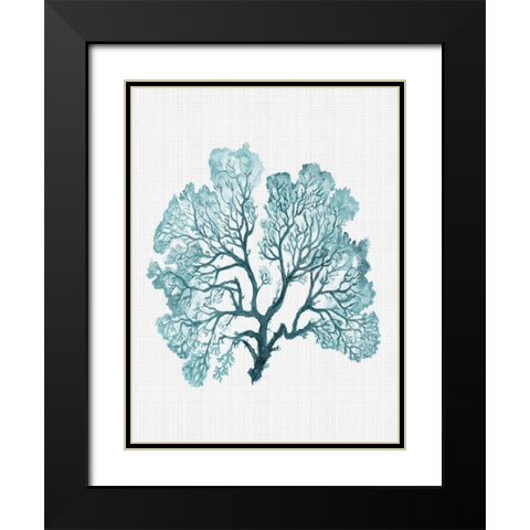 Jamaica Turquoise Poster Black Modern Wood Framed Art Print with Double Matting by Urban Road