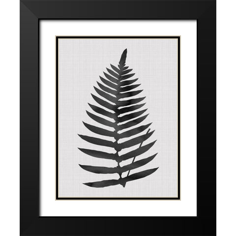 Beech Black Poster Black Modern Wood Framed Art Print with Double Matting by Urban Road