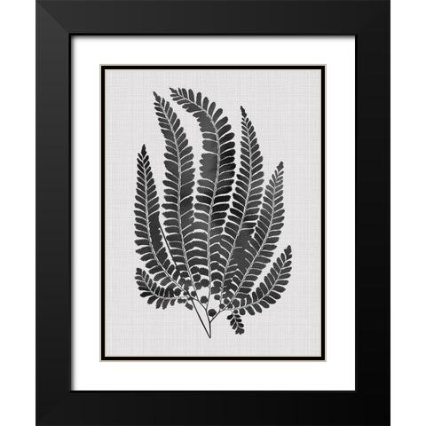 Maple Black Poster Black Modern Wood Framed Art Print with Double Matting by Urban Road