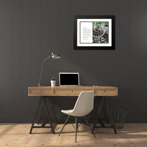 Pete Buttigieg Quote: Craft a Persona Black Modern Wood Framed Art Print with Double Matting by ArtsyQuotes