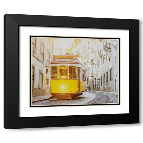 Will Rogers Quote: Youll Get Run Over Black Modern Wood Framed Art Print with Double Matting by ArtsyQuotes