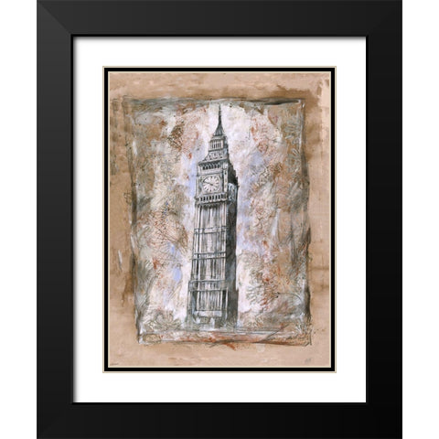 Landscape V Black Modern Wood Framed Art Print with Double Matting by Wiley, Marta