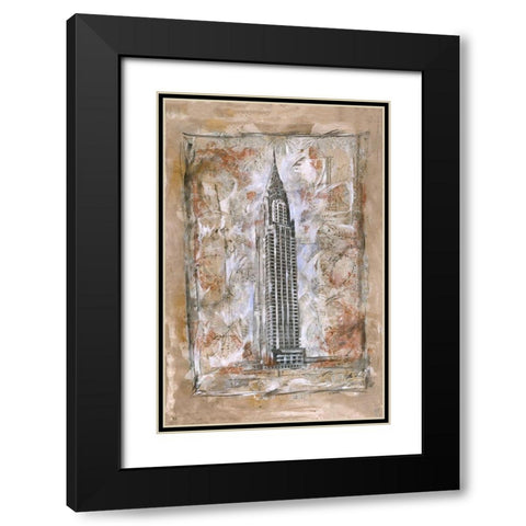 Hook Black Modern Wood Framed Art Print with Double Matting by Wiley, Marta