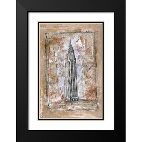 Hook Black Modern Wood Framed Art Print with Double Matting by Wiley, Marta