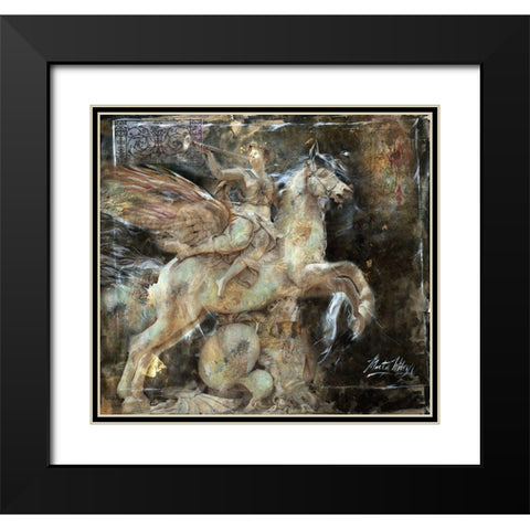 Princess I Black Modern Wood Framed Art Print with Double Matting by Wiley, Marta