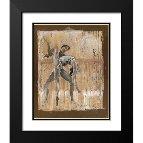 Dancer III Black Modern Wood Framed Art Print with Double Matting by Wiley, Marta