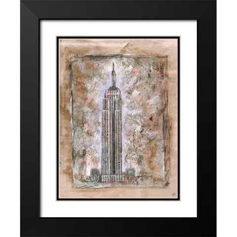 Cityscape IIII Black Modern Wood Framed Art Print with Double Matting by Wiley, Marta