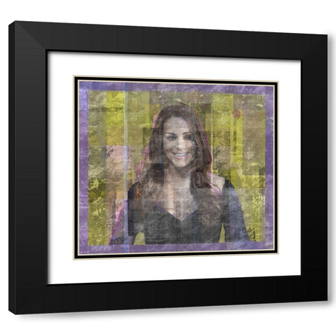 KATE Black Modern Wood Framed Art Print with Double Matting by Wiley, Marta