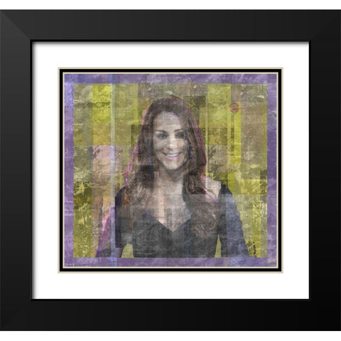 KATE Black Modern Wood Framed Art Print with Double Matting by Wiley, Marta