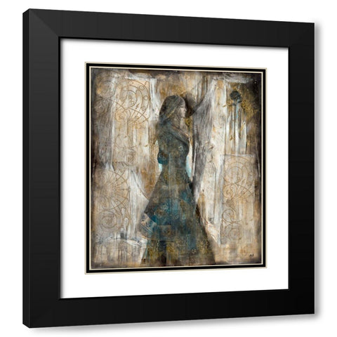 India II Black Modern Wood Framed Art Print with Double Matting by Wiley, Marta