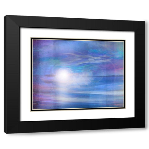 Fairys Blue Black Modern Wood Framed Art Print with Double Matting by Wiley, Marta