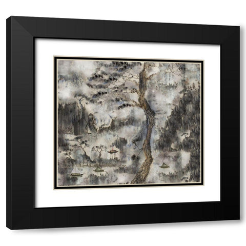 Chinese Dream I Black Modern Wood Framed Art Print with Double Matting by Wiley, Marta