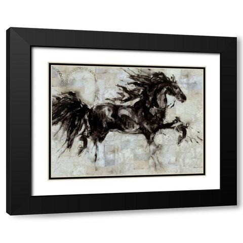 Lepa Zena Color II Black Modern Wood Framed Art Print with Double Matting by Wiley, Marta