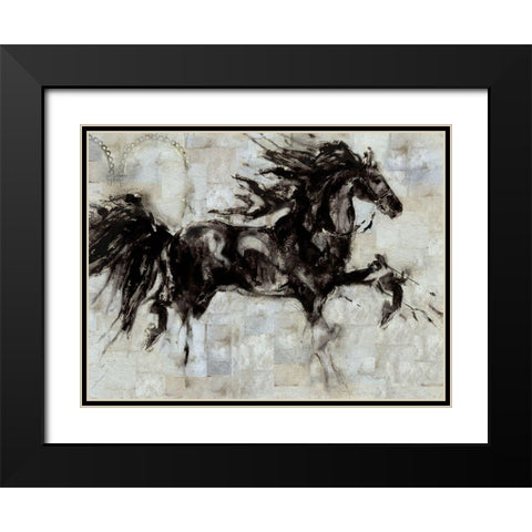Lepa Zena Color II Black Modern Wood Framed Art Print with Double Matting by Wiley, Marta