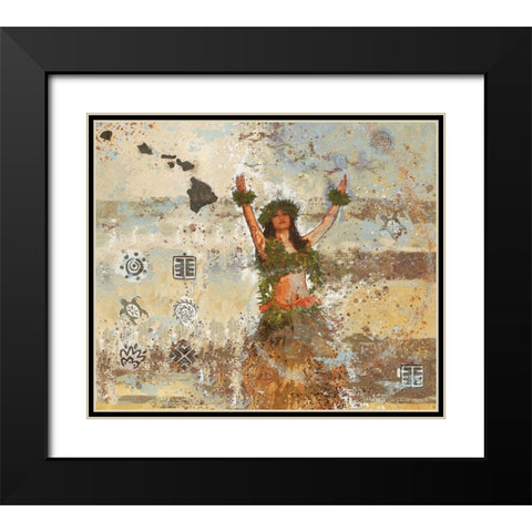 Sun Salutation I Black Modern Wood Framed Art Print with Double Matting by Wiley, Marta