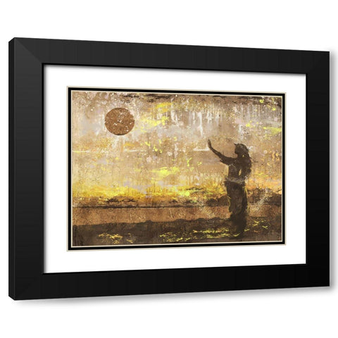 Sun Salutation III Black Modern Wood Framed Art Print with Double Matting by Wiley, Marta