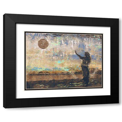 Sun Salutation V Black Modern Wood Framed Art Print with Double Matting by Wiley, Marta
