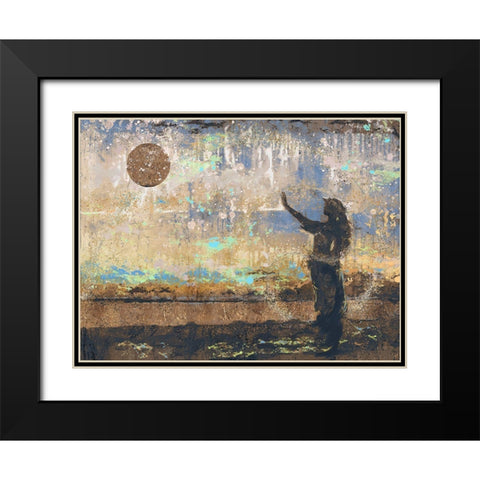 Sun Salutation V Black Modern Wood Framed Art Print with Double Matting by Wiley, Marta