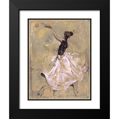 Living The Dream- Gold Black Modern Wood Framed Art Print with Double Matting by Wiley, Marta