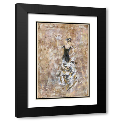 Jewel Dancer Black Modern Wood Framed Art Print with Double Matting by Wiley, Marta